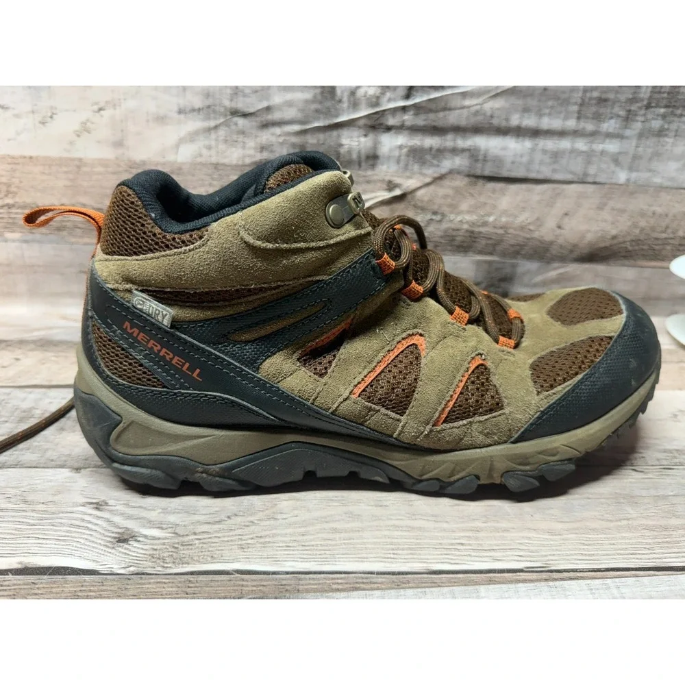 Merrell Men Hiking Performance Shoes Dry J09519 Size 11.5 Tan